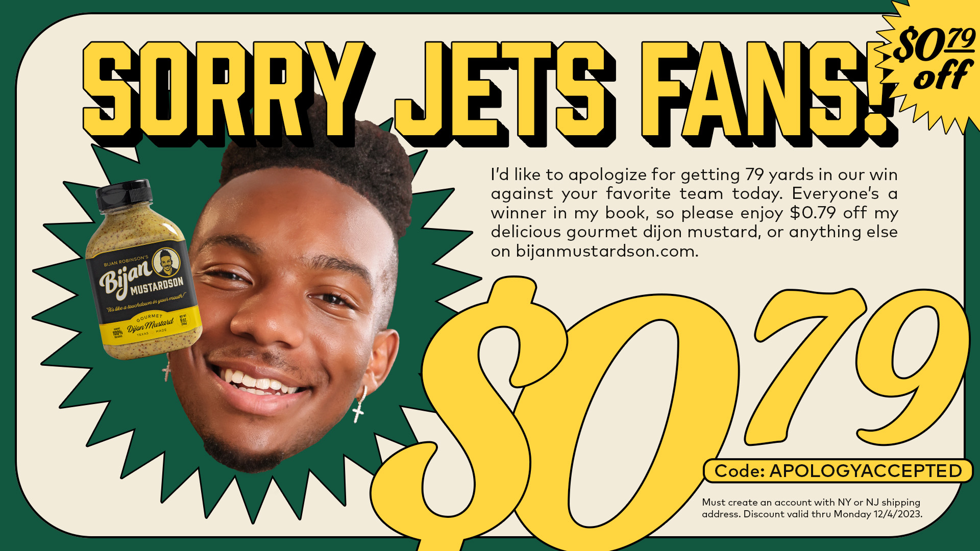 new york jets apology coupon