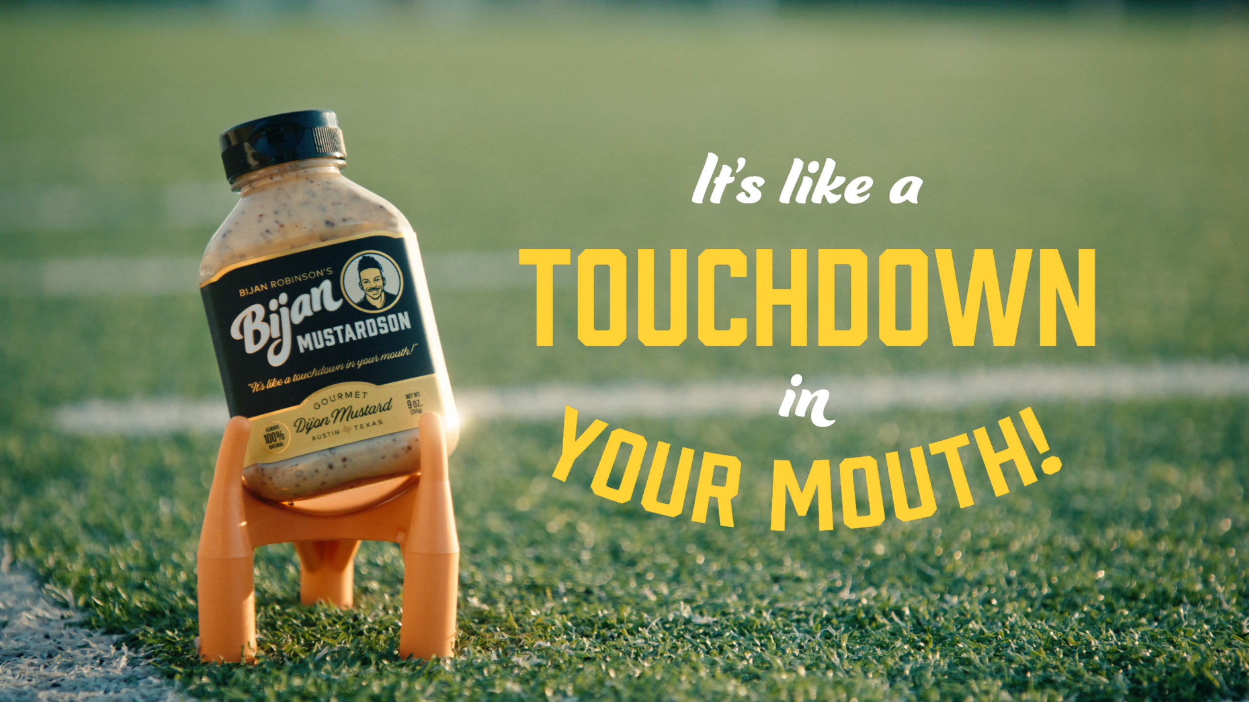 it's like a touchdown in your mouth!