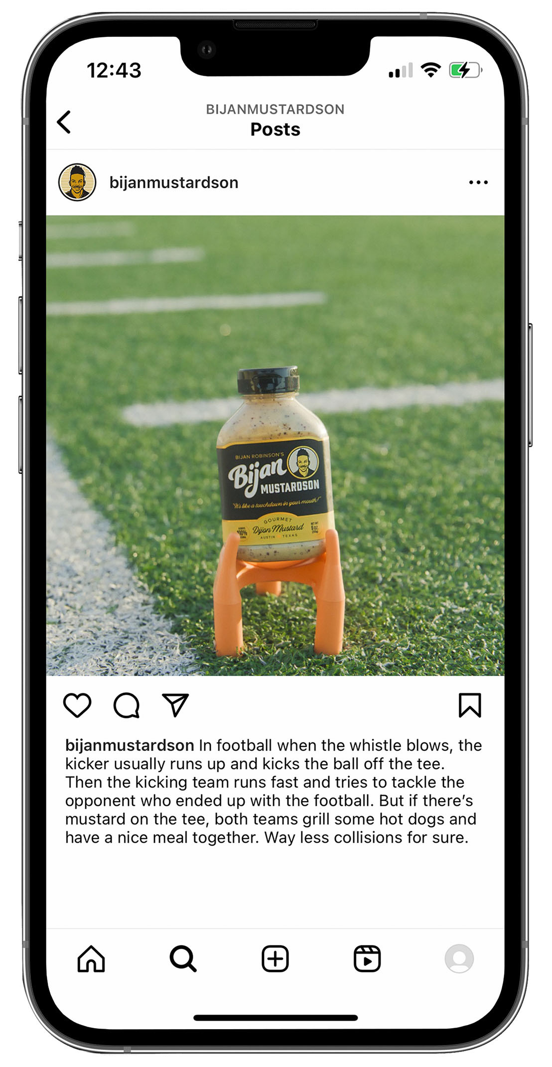 bijan mustardson instagram post