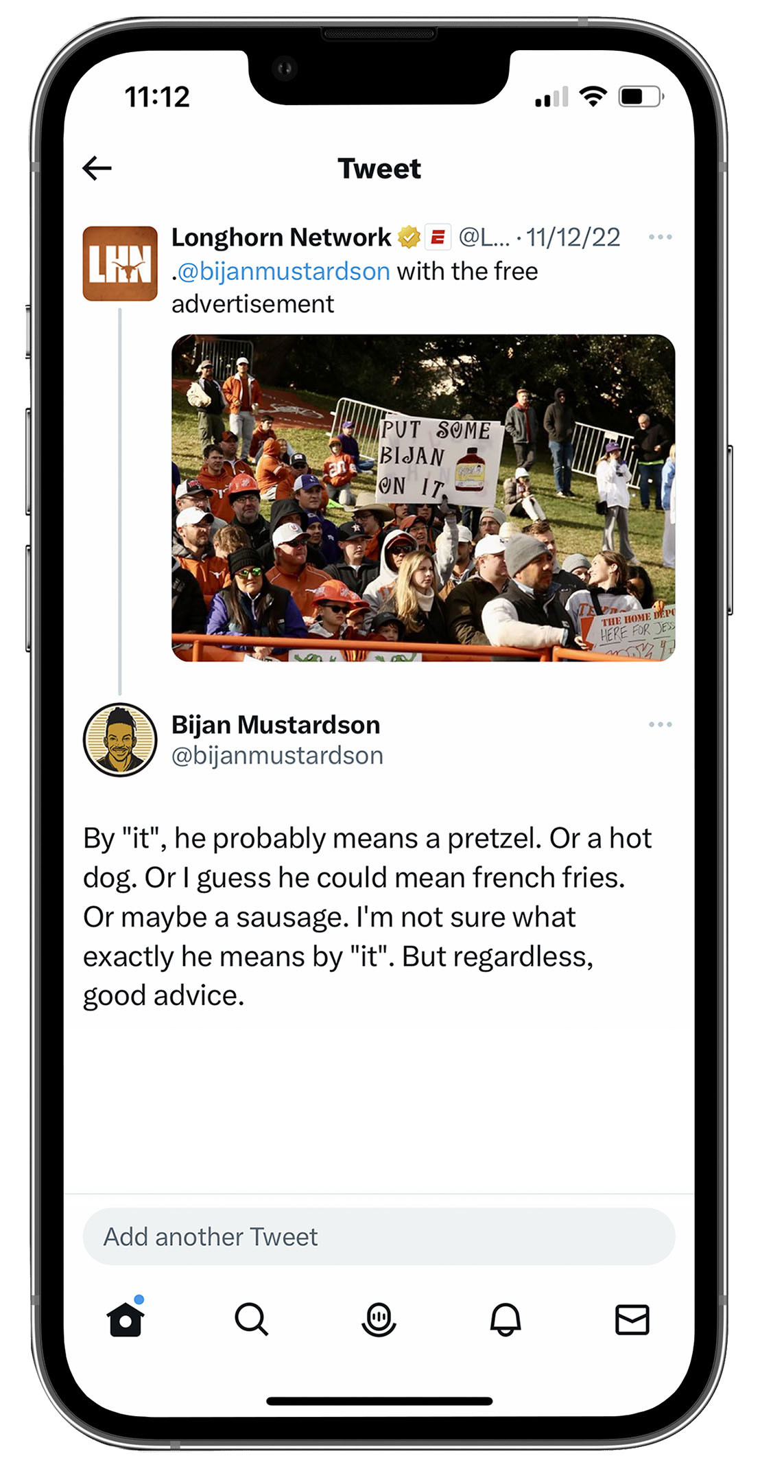 bijan mustardson twitter post