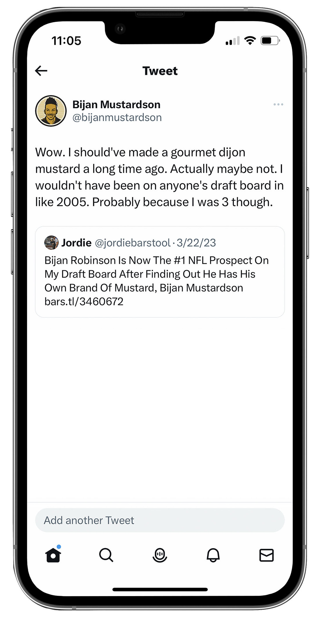 bijan mustardson twitter post
