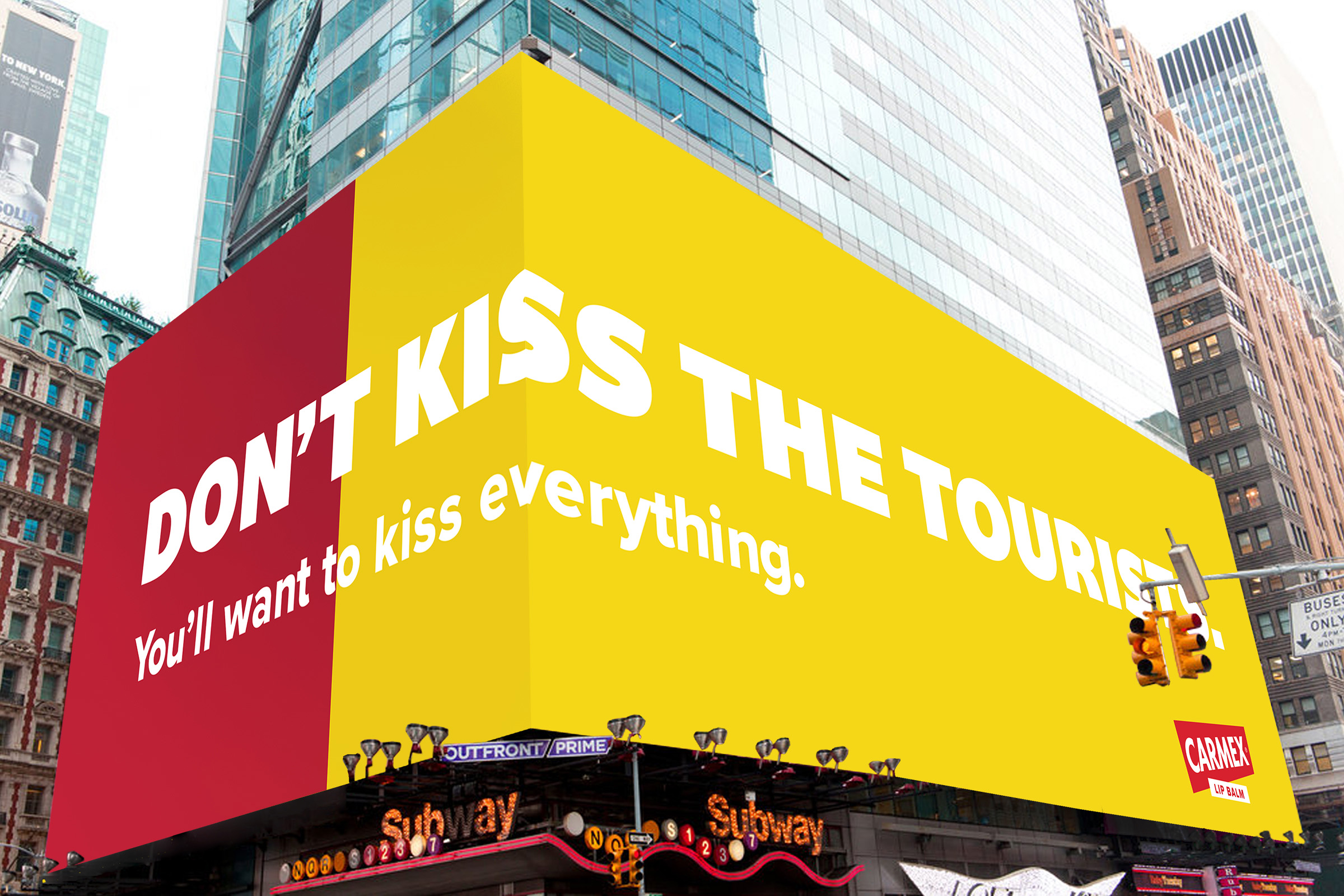 carmex times square billboard