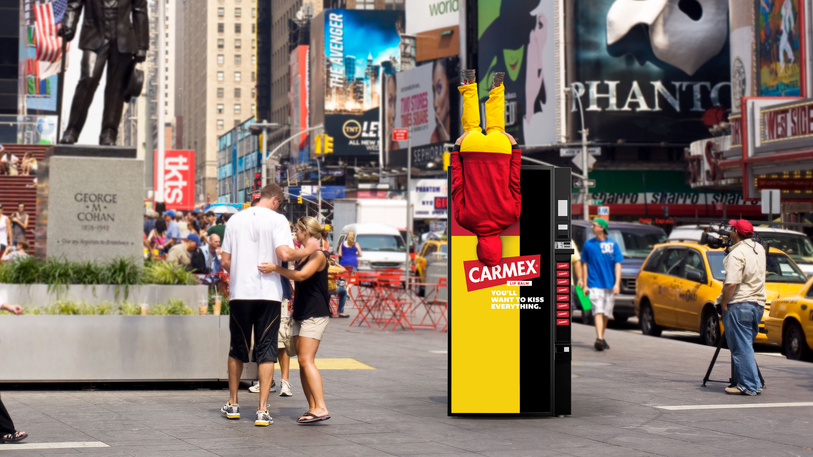 carmex times square vending machines