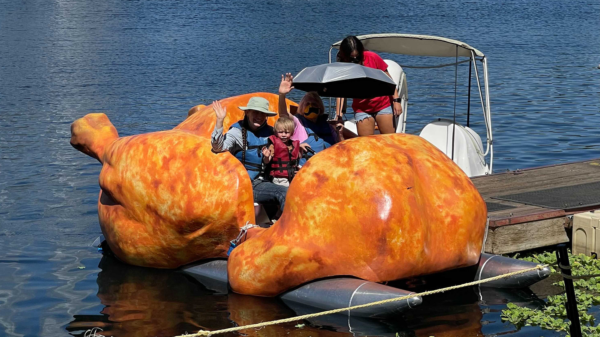 postmates chicken boat