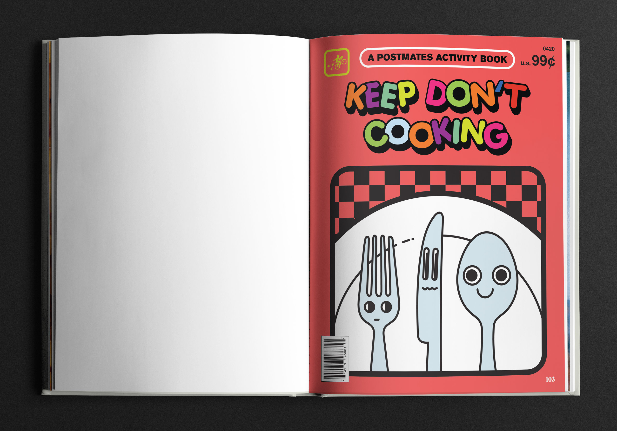 activity book page