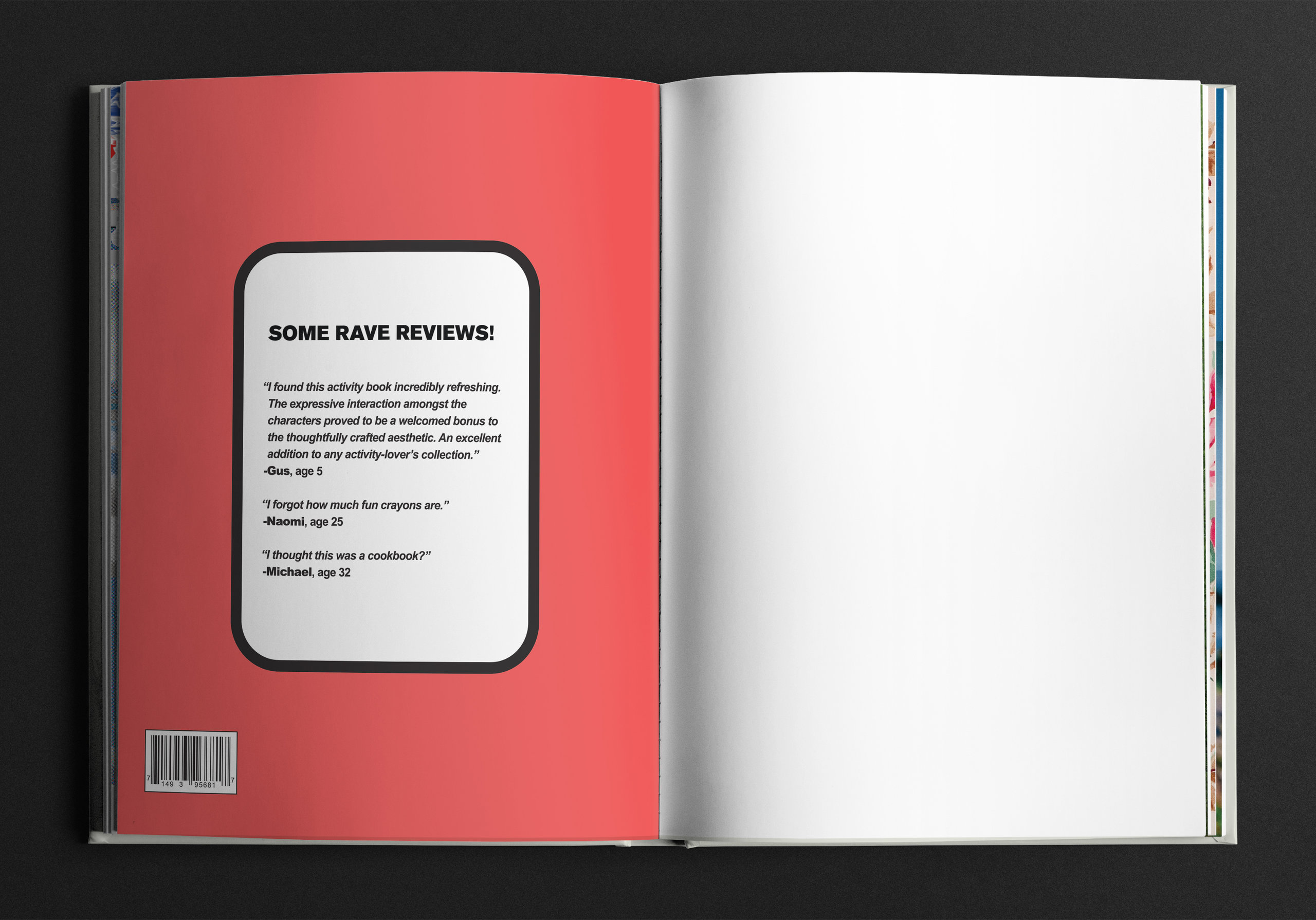 activity book page