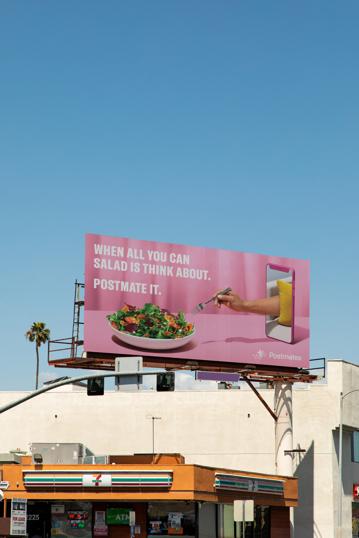 postmates outdoor ad