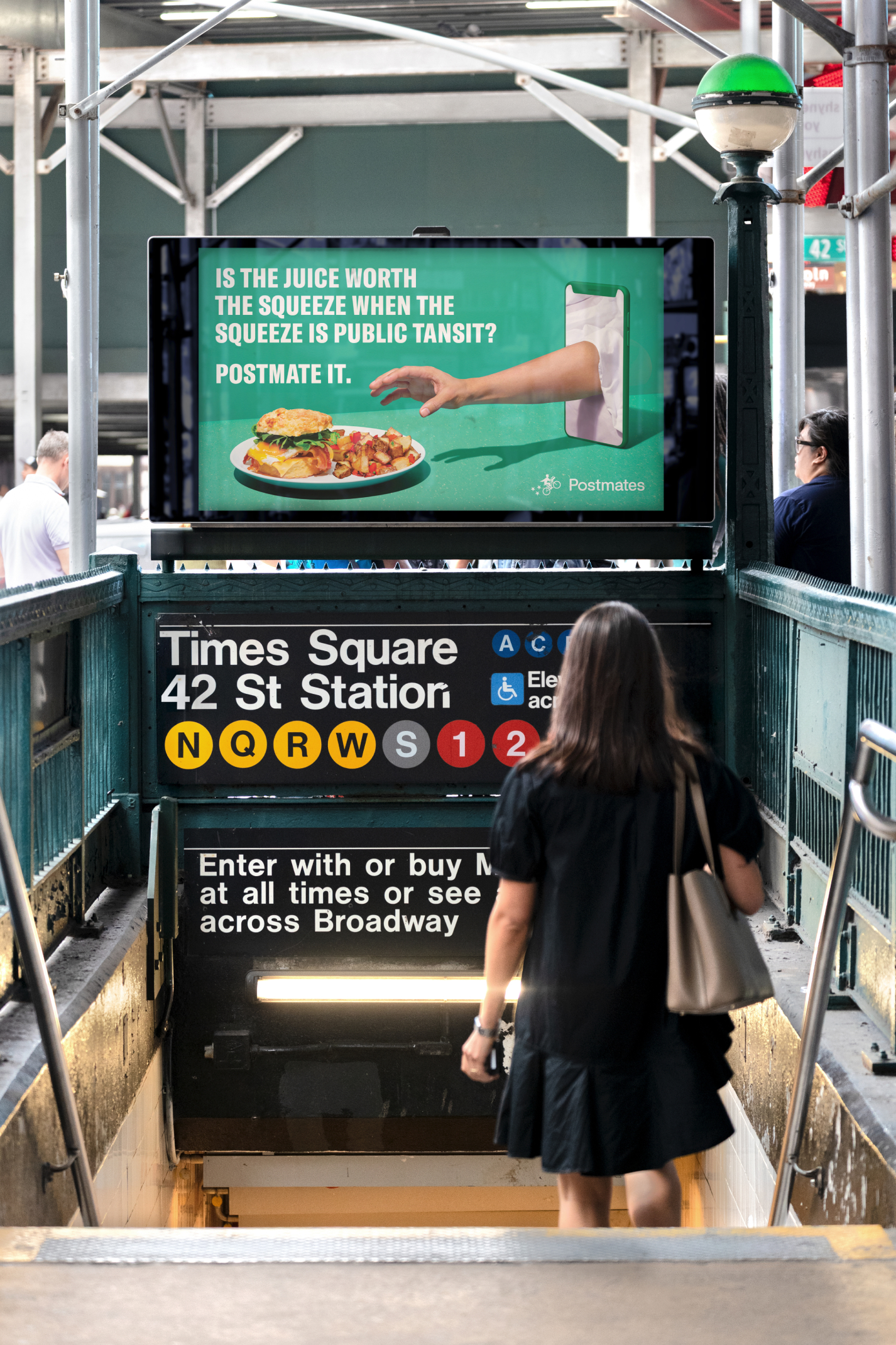 postmates outdoor ad